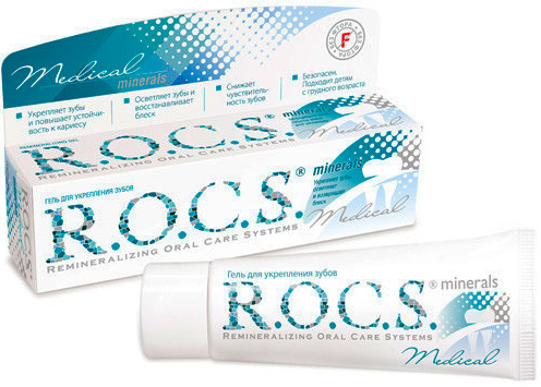 ROCS Medikal Mineraller Yeniden Mineralleştirici Güçlendirici Jel