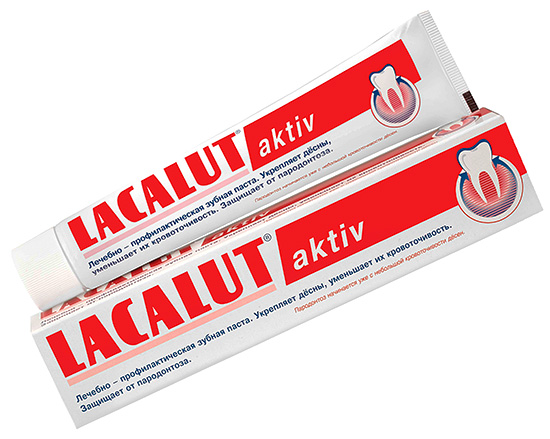 Lacalut Aktiv is especially good for gums.