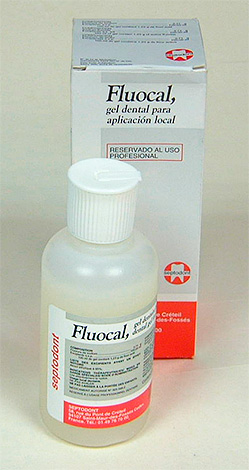 Remineralisasi ubat Fluocal Gel (gel Fluocal)