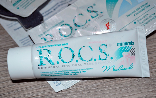 Remineralizing gel R.O.C.S. Medical minerals