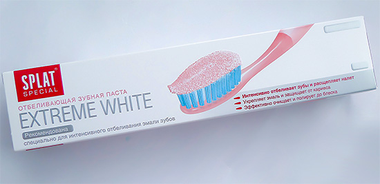 Balinoša zobu pasta Splat Extreme White
