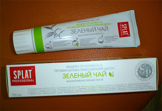 Splat Toothpaste with Green Tea Extract