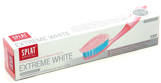 EXTREME WHITE Splat Whitening Paste