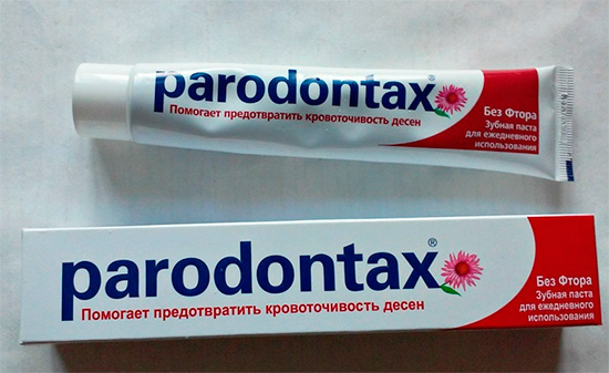 Paradontax sin fluoruro