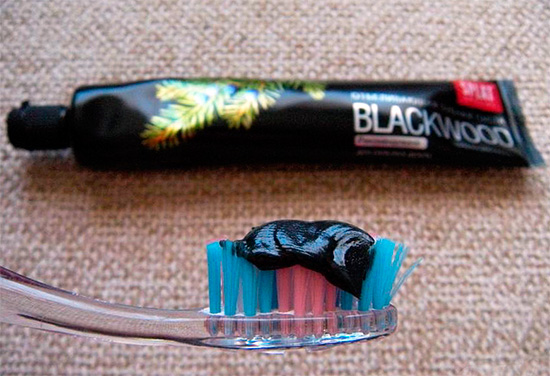 Charcoal Blackwood Splat Toothpaste.