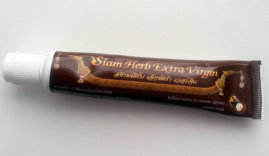 Tube med Siam Herb Extra Virgin-pasta.