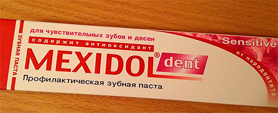 Citlivá zubní pasta Mexidol Dent Sensitive.