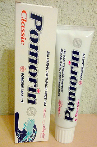 Ας μιλήσουμε για τη βούλγαρη οδοντόκρεμα Pomorin, γνωστή σε πολλούς από την παιδική ηλικία, για τη σύνθεση, τις ιδιότητές της και όπου μπορείτε να την αγοράσετε σήμερα ...