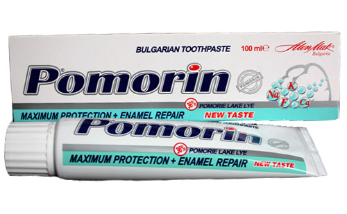 Μέγιστη προστασία οδοντόπαστας Pomorin.
