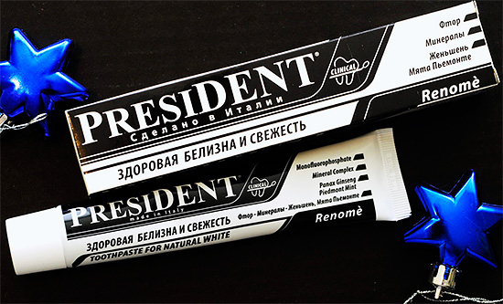 President Renome (also gently whitens teeth)