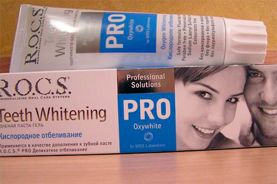 ROCS PRO Whitening Gel Paste Oxygen Whitening.