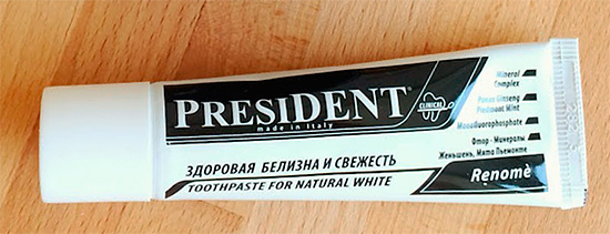 President Renome Whitening-tandpasta.