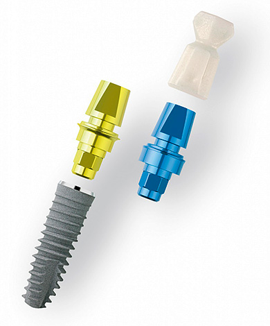 TempBase-väliaikaiset liitokset antavat sinun kiinnittää väliaikaisen hammasproteesin niihin.
