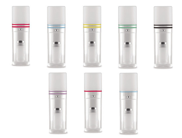 Color coding of ampoules with Snukon implants